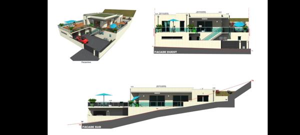 UNIEUX 42240 terrain constructible viabilisé 764m² PC purgé certains travaux déjà réalisés