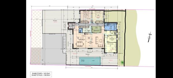 UNIEUX 42240 terrain constructible viabilisé 764m² PC purgé certains travaux déjà réalisés