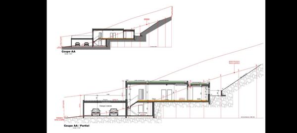 UNIEUX 42240 terrain constructible viabilisé 764m² PC purgé certains travaux déjà réalisés