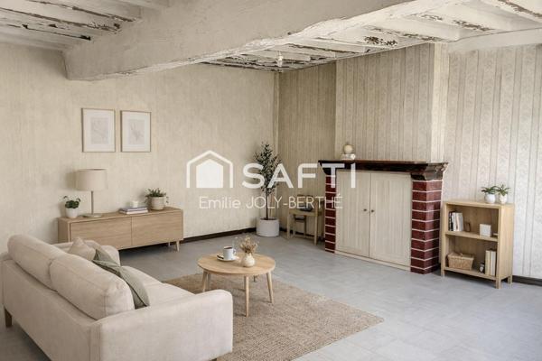 MAISON DE VILLAGE 105 M², 4 PIECES - SECTEUR COSSÉ EN CHAMPAGNE / 53340