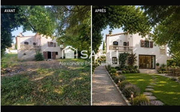 Villa indépendante en fond d'impasse à 15 mn à pied des plages et du port du Brusc.