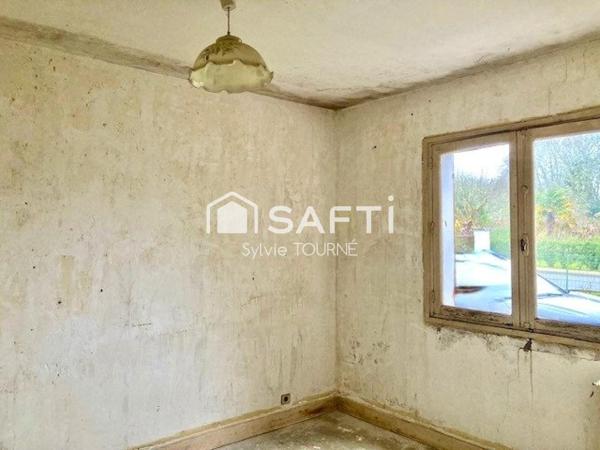 MAISON PLAIN PIED A RENOVER  JARDIN ET GARAGE