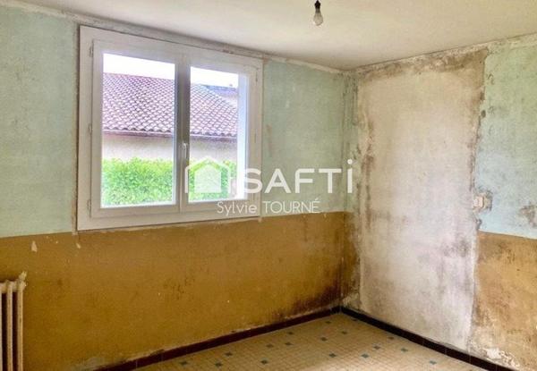 MAISON PLAIN PIED A RENOVER  JARDIN ET GARAGE