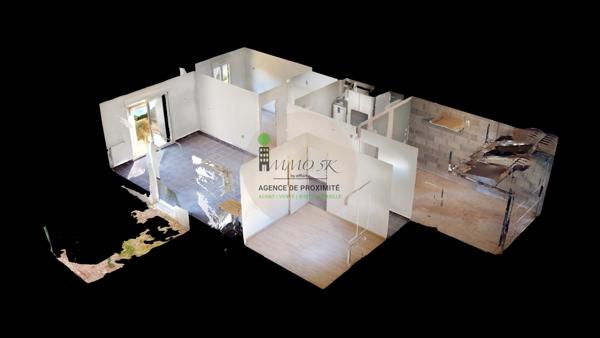 Appartement 3 pièces - 62 m² Exclusivité efficity