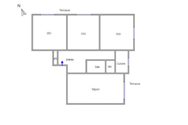 Appartement à vendre 4 pièces 71 m² Le Cannet