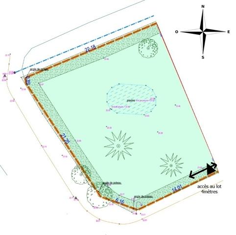 Terrain à vendre 508 m² Le Bignon