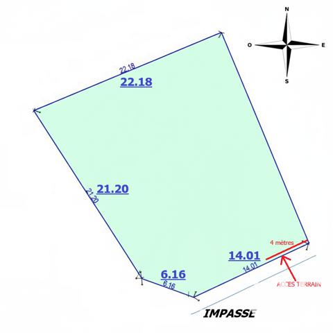 Terrain à vendre 508 m² Le Bignon