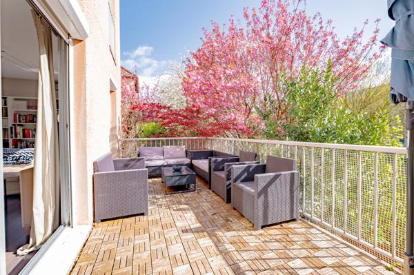 Beau 3 pièces sans perte de place avec grande terrasse