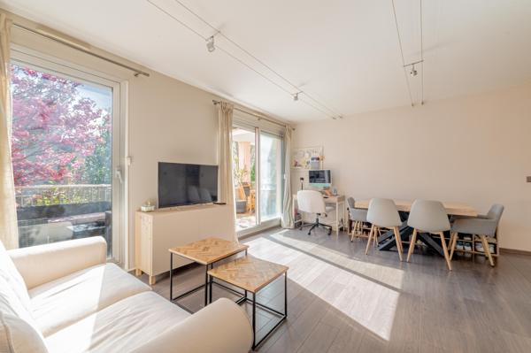 Beau 3 pièces sans perte de place avec grande terrasse