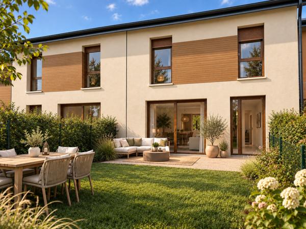 Maison neuve T5 de 113 m² avec jardin et garage – Disponible dès octobre