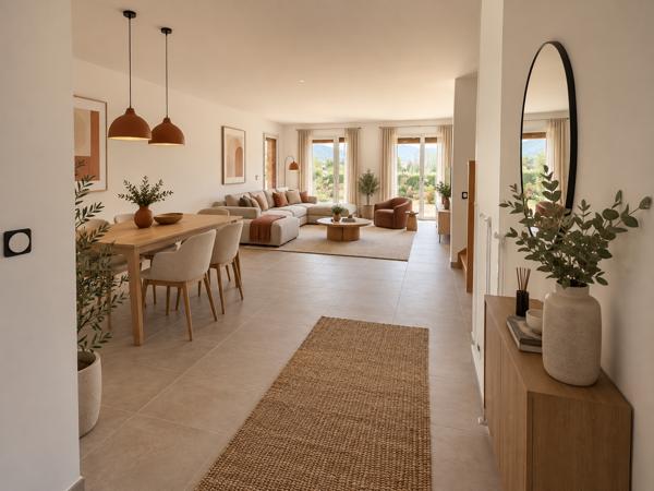Maison neuve T5 de 113 m² avec jardin et garage – Disponible dès octobre
