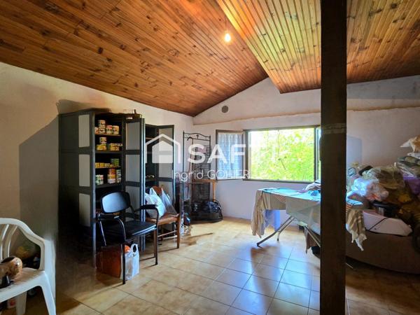 Maison plain-pied, terrain, garage, dépendance