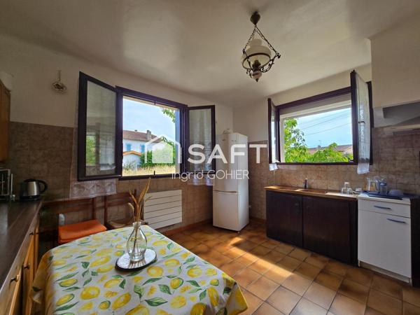 Maison plain-pied, terrain, garage, dépendance