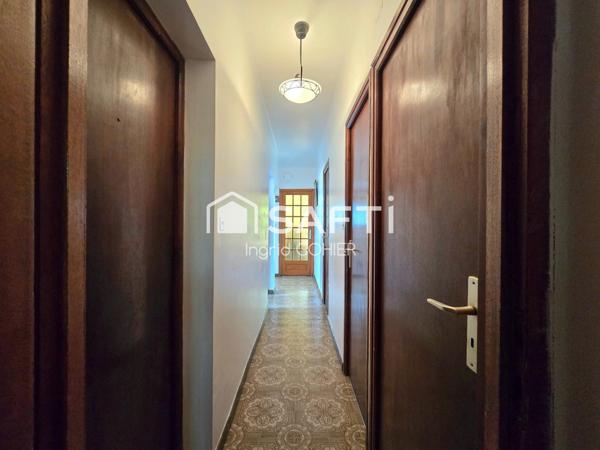 Maison plain-pied, terrain, garage, dépendance