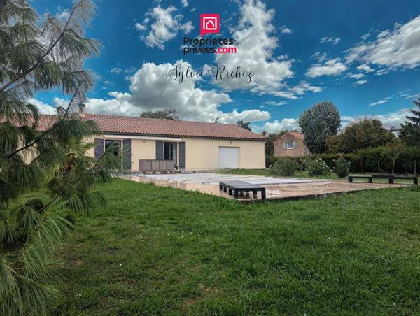 A vendre Maison familiale 6 pièces  170 m² habitables, jardin clos 86170  Champigny en Rochereau