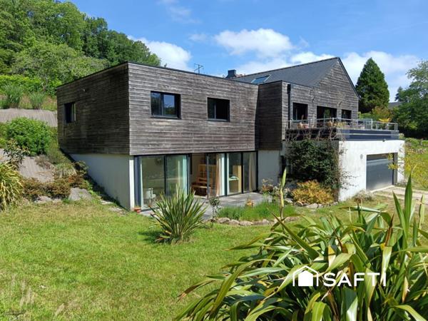 Moderne, éco-performante, terrain 3000 m² arboré