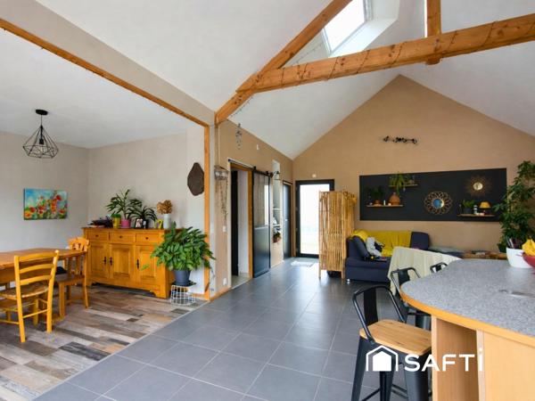Moderne, éco-performante, terrain 3000 m² arboré