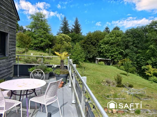 Moderne, éco-performante, terrain 3000 m² arboré