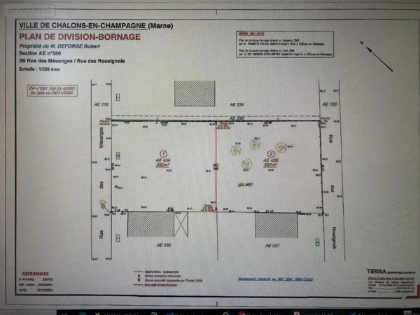 Achat - Terrain à bâtir Châlons-en-Champagne 51000 764 m 2