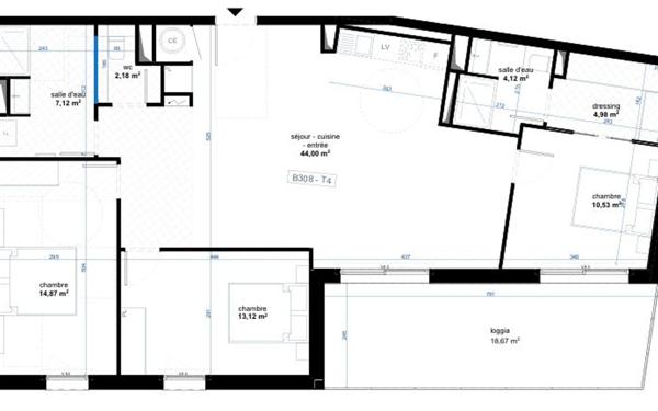 Appartement à vendre    4 pièces • 100,92 m2 Narbonne