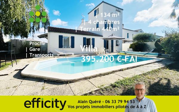 Maison
         5 pièces
        - 134 m² 395 200 € *