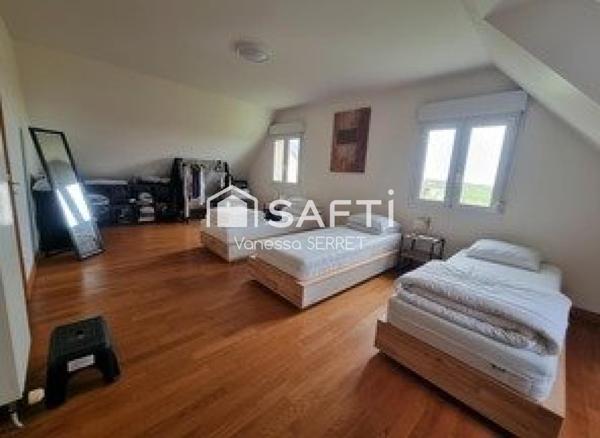 VUE MER EXCEPTIONNELLE – MAISON FAMILIALE À VIERVILLE-SUR-MER