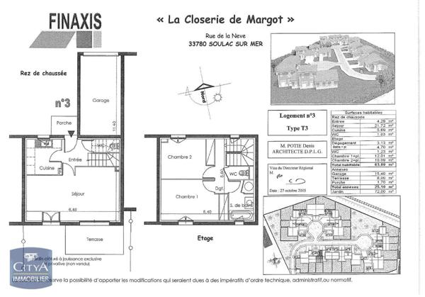 Maison à louer 3 pièces 63.89m² Soulac-sur-Mer (33780)