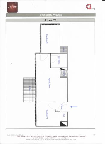 Appartement 3 pièces - 36 m²