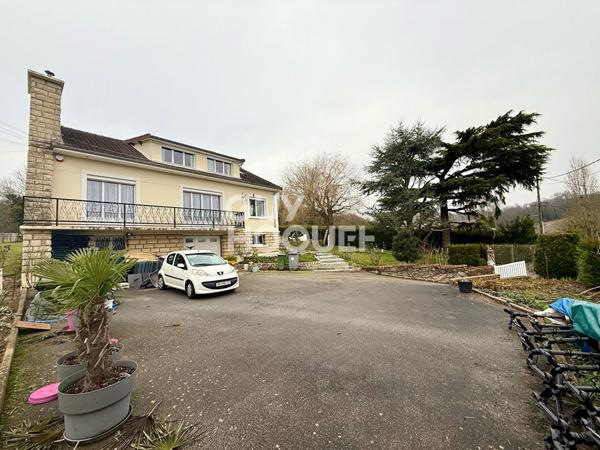 Maison Juziers 152m² 4 Chambres + Bureau Terrain 2538m² SOUS-SOL TOTAL