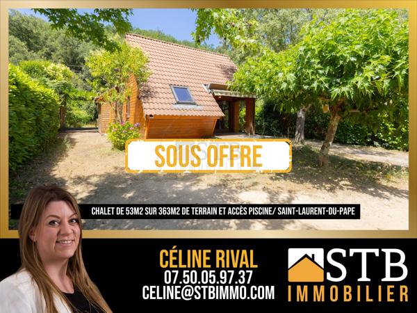 Chalet de trois pièces au calme à Saint-Laurent-du-Pape