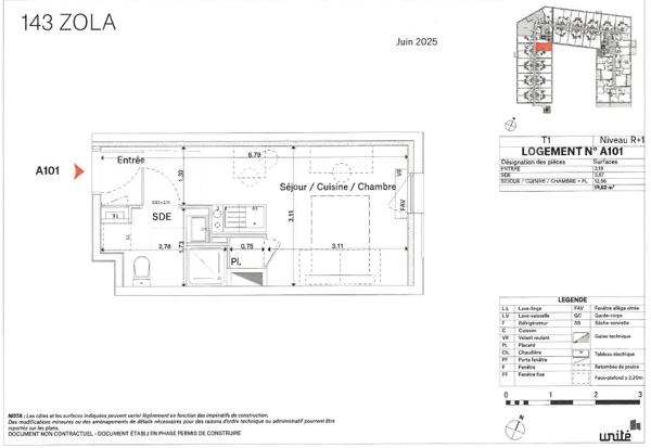 Appartement La Roche Sur Yon 3 pièce(s) 59 m2 , La roche sur yon