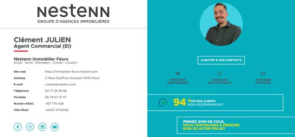 Maison Feurs 6 pièce(s) , 5chambres de 148 m2 sur terrain de 1027m2 et piscine chauffée