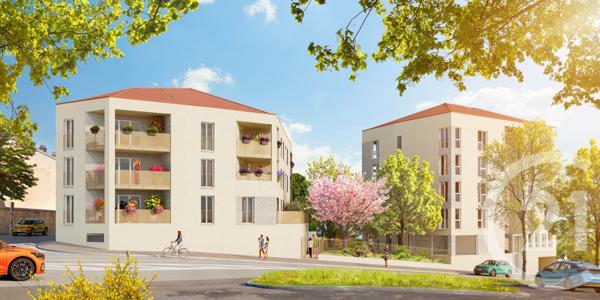 Appartement Studio à vendre  3 pièces - 53,80 m2 BOURG EN BRESSE - 01