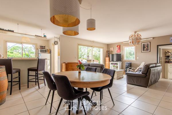 Ensemble immobilier avec chambres d’hôte et piscine