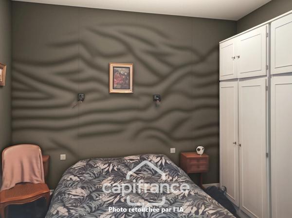 Maison de plain pied à vendre 3 pièces SAINT JEAN D'ANGELY (17) avec jardin et garage, proche commerces