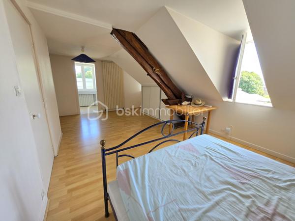 Bel Appartement de 120m² avec terrain à Nevers

Situé à deux pas du cœur du centre ville de Nevers proche de toutes commodités, vous serez conquis par ce bel appartement de type T5 en duplex , située au premier et second étage d'une maison de ville du XIXe, d'une surface Loi Carrez de 120 m², le tout agrémenté d'une cave indépendante de 19m² et d'un terrain privatif de 65m².
Cet appartement propose une entrée indépendante sur l'escalier qui mène à la partie privative dont le palier dessert toutes les pièces.
Le premier étage se compose d'un grand espace de salon séjour de 29m², une belle cuisine indépendante et aménagée avec une semi ouverture sur le séjour pour cuisiner devant ses convives,
Un dégagement dessert toutes les autres pièces du premier niveau, tout dabord un wc indépendant, un espace bureau ou petite chambre de 8,5m², une  salle d'eau de 5m², ainsi qu'une chambre de 12 m² qui dispose d'un placard dressing.
Un autre escalier mène au second étage qui proposera 3 chambres supplémentaires de 10, 15 et 22m², la dernière véritable suite parentale proposera placards dressings, salle d'eau et wc privatifs. 
Côté pratique, cet appartement bénéficie d'un grande cave et d'un terrain privatif sans vis à vis de 65m² avec terrasse en bois .

Tous les sols de cet appartement sont en parquet chêne authentique (palier séjour et couloir) en parquet (chambres) et en carrelage (cuisine, salle d'eau wc),
Cet appartement est équipée d'une isolation bois type survitrage sur tout les ouvrants avec volets bois standards.

Cet appartement propose un chauffage de type chaudière au gaz de ville récente (2018) .
Côté énergie, cet appartement propose un diagnostic de performance énergétique en D (donc économique), ainsi qu'en D en émission de gaz à effet de serre.

Côté charge de copropriété, cet immeuble a la chance de bénéficier d'un syndic bénévole donc peu de charges de copropriété  , aucun travaux n'est envisager.

Atout de cet appartement :
Son emplacement idéal et très recherché proche de l'hyper centreville de Nevers.
Son charme avec son aménagement intérieur, son organisation intérieur, ses grands volumes de pièces, ses 4 chambres et son bureau, son terrain et ses faibles charges de copropriété

Photos supplémentaires disponibles sur BSK IMMOBILIER > Nos conseillers > Olivier FRESLON
Pour tout renseignement complémentaire ou pour une visite, contactez nous au 07.62.78.13.13

Emplacement privilégié et atouts incontestables, venez découvrir ce bel appartement sans tarder, c'est une très belle opportunit à ne pas rater!!!
