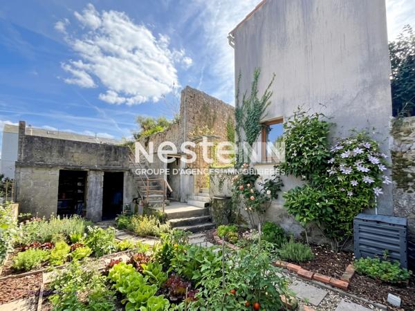 Indre (44610) maison atypique + appartement  locatif + studio , cour, jardin et roof top