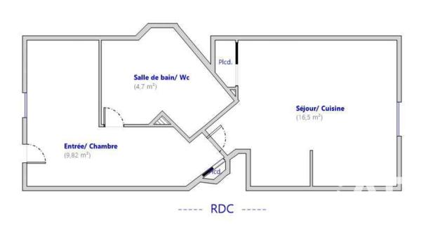 Immeuble à vendre 63 m² Serris