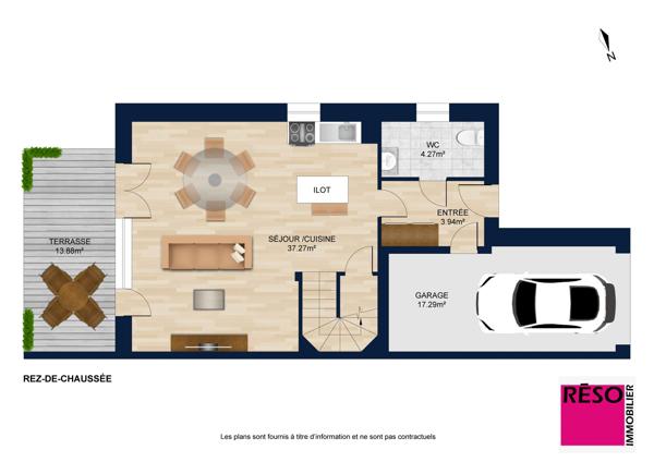 Belle maison familiale avec jardin, vue dégagée et prestations soignées