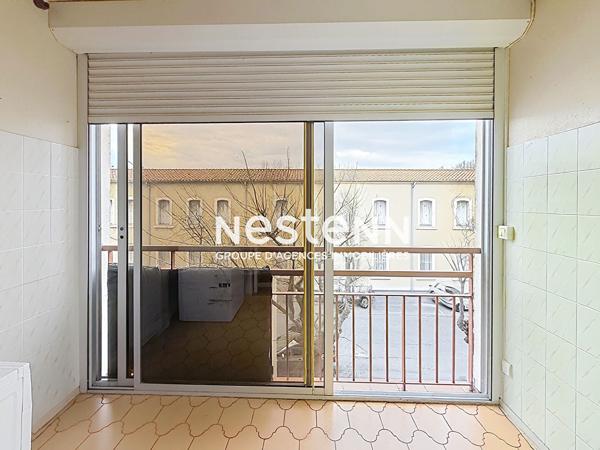 A vendre Appartement loué 3 pièces et garage non occupé à Perpignan - Secteur Saint-Martin