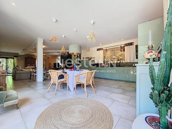 A vendre Propriété d'exception à 5minutes de Seissan avec son gite sur un terrain verdoyant et fleuri