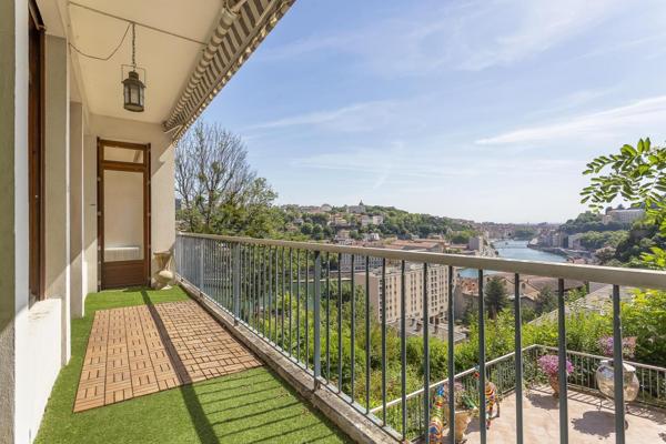 Appartement vue Saone et Fourvière
