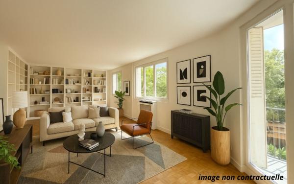 Viroflay - Spacieux 5 pièces traversant, balcon, vue dégagée et box €550 000 ** - Référence 598-CC