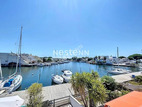 Port Camargue belle Marina Entièrement rénovée P3 Cabine en duplex de 72 m² environ