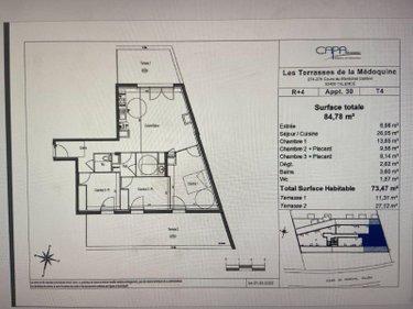 Appartement neuf à louer à Talence en Gironde (33400), ref : 11548/142 CHU