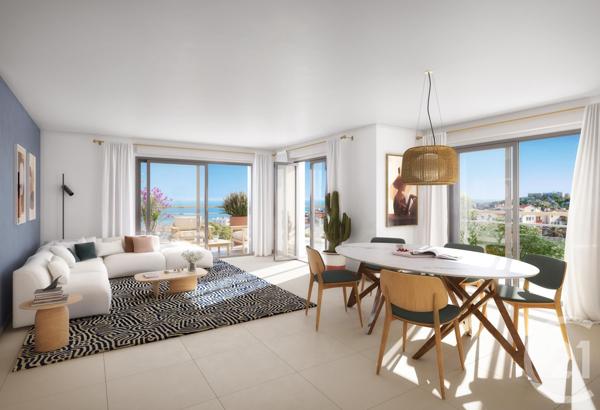 Appartement T2 à vendre  2 pièces - 46,75 m2 ANTIBES - 06