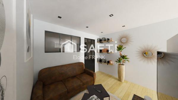 Appartement 2 pièces avec stationnement proche frontière !