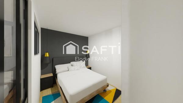 Appartement 2 pièces avec stationnement proche frontière !