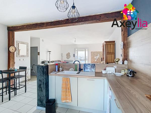 Roanne (42300) A VENDRE - ROANNE BORDS DE LOIRE - MAISON RÉNOVÉE AVEC GRANDE TERRASSE ET STATIONNEMENT PRIVATIF