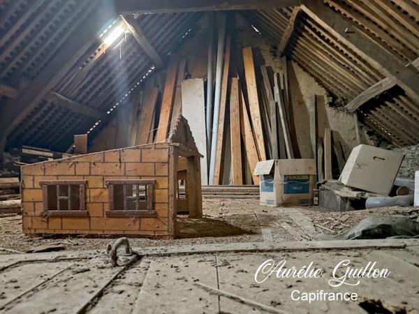 En exclusivité ! TAUPONT – Maison à fort potentiel – 135 m² habitables + combles aménageables + dépendance